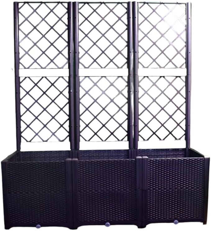 Raised Garden Bed Planter Boxes with Trellis