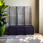 Raised Garden Bed Planter Boxes with Trellis